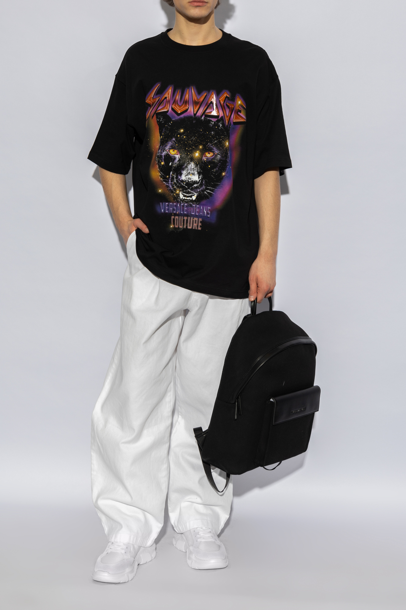 Versace Jeans Couture Sneakers with printed logo | Men's